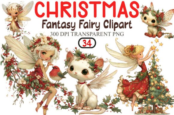 Christmas Fantasy Fairy Clipart: A Publisher’s Review of Seasonal Illustrations