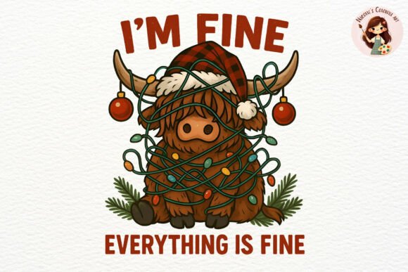 Christmas Highland Cow PNG: A Seller’s Review for Illustrations
