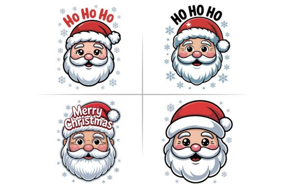 Christmas Santa Claus Ho Clipart Design Review for Illustrations