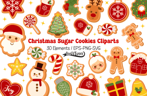 Christmas Sugar Cookies Clipart SVG: A Publisher’s Review for Illustrations