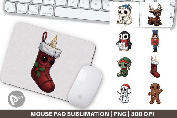 Christmas Voodoo Doll Mouse Pad: A Review for Illustrations and Blog Graphics