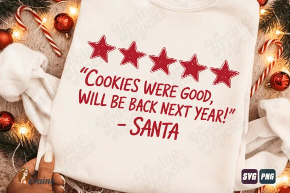Funny Christmas SVG Santa Review Cookies: A Crafter’s Take on Illustrations