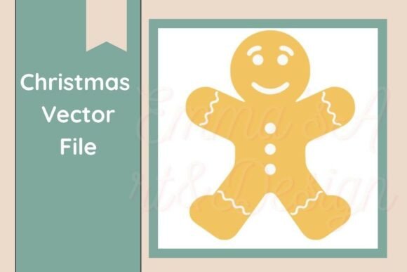 Gingerbread Man Christmas Vector: A Freebie for Seasonal Blog Graphics
