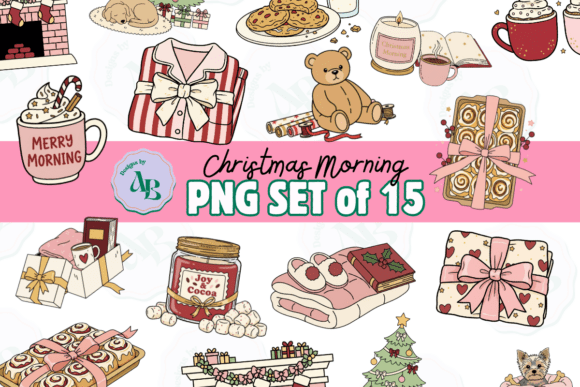 Holiday Christmas Morning Clip Art Set: A Publisher’s Review of Seasonal Illustrations