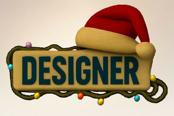 Knitted Yarn Designer Christmas PNG Review