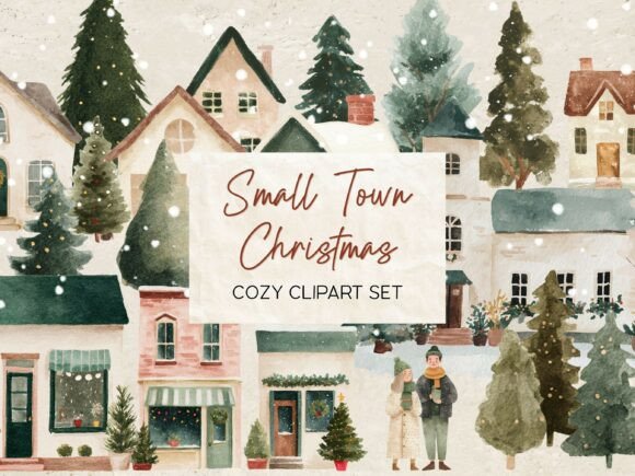 Small Town Christmas PNG Scene Builder Review