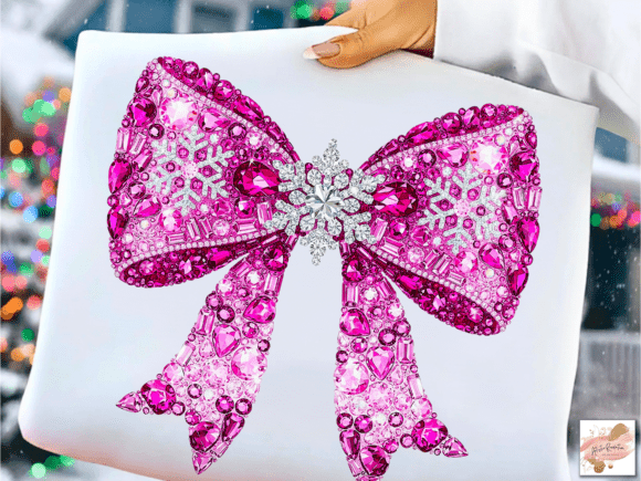 Sparkling Diamond Christmas Bow Png Illustrations Review