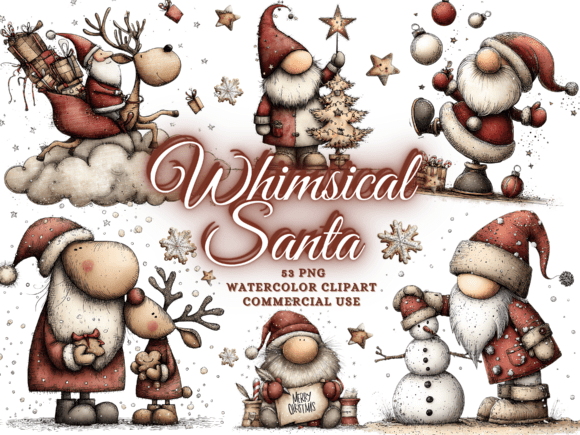 Whimsical Christmas Santa Clipart Png: A Brand Designer’s Review
